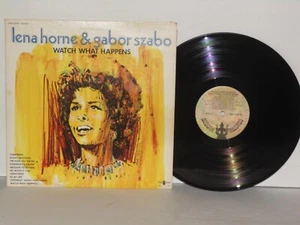 LENA HORNE & GABOR SZABO LP VG+ Watch What Happens 1970 Buddah Plays Well - Picture 1 of 3