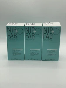 3x Nip + Fab Hydrate Hyaluronic Fix Extreme Concentrate 1.01 fl oz NEW Lot Of 3 - Picture 1 of 7