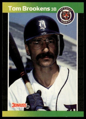 1989 Donruss #508 Tom Brookens - Image 1 of 2