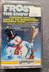 Frosty the Snowman NEW LaserLight 79307 Christmas Cassette Tape Rudolph Holiday - Foto 1 di 7