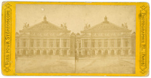 Stereo, France, Paris, Opéra Garnier, circa 1870 Vintage Stereo Card - Print