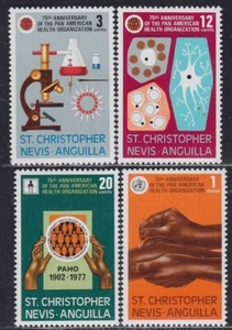 St. Christopher Nevis Anguill 1977 The 75th Anniversary of Pan American MNH - Picture 1 of 1