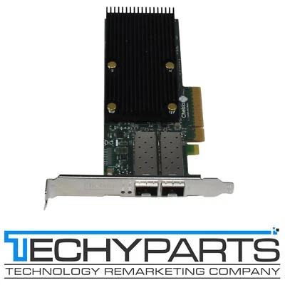 Chelsio T520-LL-CR 10GbE 2-Port SFP+ PCIe Unified Wire Adapter 110-1167-50 - Image 1 of 4