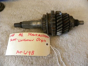 Mercedes Benz ?? Ponton Adenauer ? W180 W186 ?? Transmission Shaft & Gears O-W4B - Picture 1 of 11