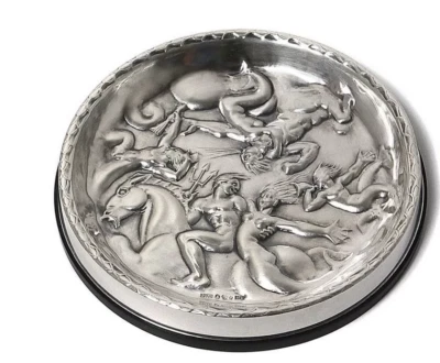 Antiguo Cenicero Plata 830 Suecia Baquelita Soporte Shv Abducción Anfitrito Raro Foto 1 de 4