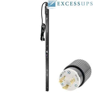 APC AP7941 Switched Rack PDU, Zero U, 208V, 30A L6-30P, (3)C19 & (21)C13 - Refur - Picture 1 of 2