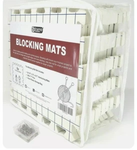 12" x 12" Extra Thick Blocking Mats Knitting Needle Crochet NEW - Picture 1 of 10