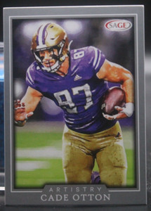 Cade Otton (Washington Huskies/Buccaneers) - 2022 SAGE Artistry Silver #37