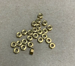 9 BA Brass Nuts pack of 25 - Picture 1 of 1