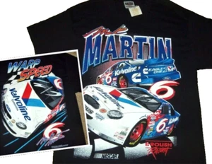 NUEVA CAMISA DE COLECCIÓN MARK MARTIN #6 WARP SPEED TULTEX ROUSH CARRERAS NASCAR M - Imagen 1 de 4
