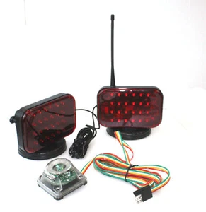 Wireless  LED Tow Light Kit Magnetic Cordless Waterproof Truck Boat Haul Towing - Bild 1 von 4