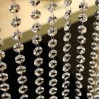 Crystal Glamour 14mm Transparent Charms for Chandelier Pendants (50 Pieces)