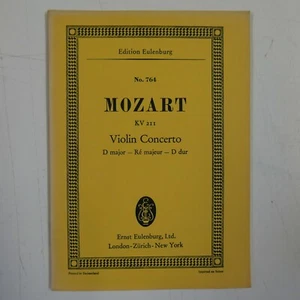miniature / study score MOZART violin concerto D maj k 211 - Picture 1 of 1