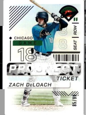 2024 PANINI PROSPECT EDITION PURPLE #171 ZACH DeLOACH (85/99) - Image 1 of 2