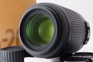 Nikon AF-S Nikkor 55-200mm f/4-5.6 G ED DX VR Zoom AF Lens Black F Mount Japan - Picture 1 of 18