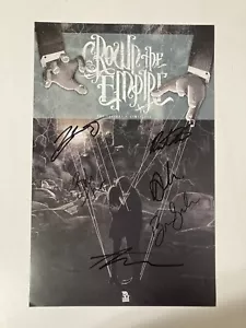 CROWN THE EMPIRE The fallout autograph signed 11x17 poster sleeping with sirens - Picture 1 of 6