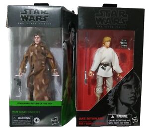 Brand New Star Wars The Black Series A New Hope Luke Skywalker Endor Han Solo 