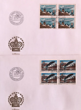 LIECHTENSTEIN 1979 EUROPA Stamps - Post & Telecommunications - PH 4 FDC COVERS