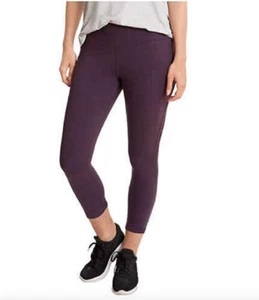 Danskin Women's Purple High Waisted Interlock Leggings Size XL - Picture 1 of 2