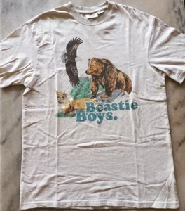 Camicia unisex Beastie fascia ragazzo cotone bianco tutte le taglie S-5XL - Foto 1 di 1