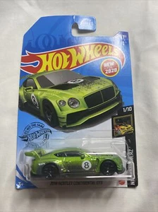 Hot Wheels 2020 ~'18 Bentley Continental verde ~ casi como nuevo - Imagen 1 de 2