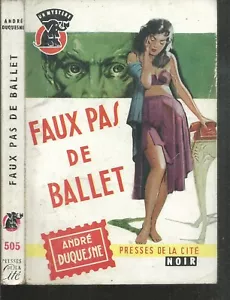 Faux-pas de ballet. André DUQUESNE ( Peter RANDA ). Un Mystere Z33 - Imagen 1 de 1