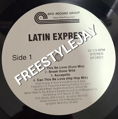 Latin Express-Can This Be Love 12” FREESTYLE - Image 1 of 2