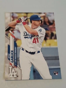 2020 Kyle Garlick RC Rookie Topps Series 2 Base #381- Los Angeles Dodgers rookie - Picture 1 of 2