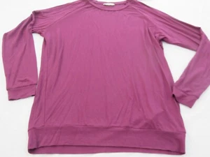 CYBERJAMMIES LUXURIÖS WEICH MAUVE STRETCH JERSEY LOUNGEWEAR PYJAMA OBERTEIL UK 14 - Bild 1 von 14
