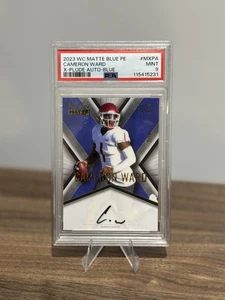 2023 Cameron Ward Auto Wild Card Matte Silver Blue /10 #MX-PA Titans PSA 9 - Picture 1 of 2