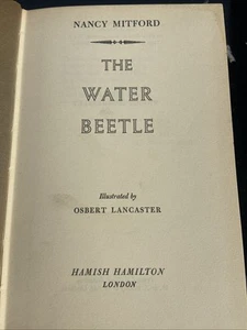 The Water Beetle, by Nancy Mitford (Vintage Hardback, 1962) 1st edition - Picture 1 of 6