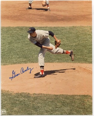 Gene Conley Medias Rojas de Boston (1961-1963) - Foto autografiada 8 x 10 Foto 1 de 2