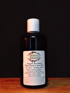 Rosewater, Witch Hazel & Aloe Vera | Facial Toner | Organic & Natural - Picture 1 of 1