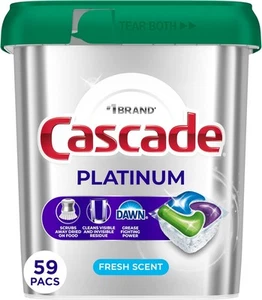 Cascade Platinum Dishwasher Pods, Detergent, Dish Detergent Soap,...  - Picture 1 of 10