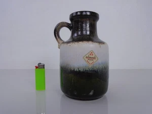 Jarrón vintage de cerámica Fat Lava Scheurich 414-16 años 70 - Imagen 1 de 7