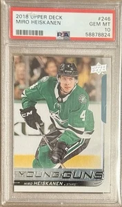 2018 19 UPPER DECK Miro Heiskanen PSA 10 RC YOUNG GUNS ROOKIE Stars - Picture 1 of 1
