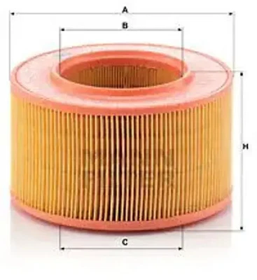 Luftfilter Filtereinsatz C 1996 MANN-FILTER für VW SAAB AUSTIN - Bild 1 von 4