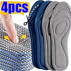 4 Pezzi Solette Ortopediche Memory Foam per Uomo Donna Corsa Deodorante Cuscino - Foto 1 di 11