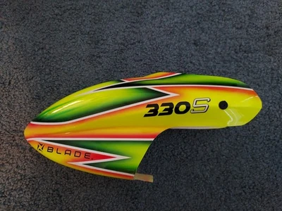 Hoja BLADE Fibra de Vidrio Toldo 330 S BLH4006 Helicóptero Piezas Excelente Estado Foto 1 de 3