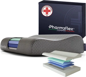 Cervical - Cuscino Cervicale Memory Foam Letto per Dormire 71X42 Ortopedico E Er - Foto 1 di 12