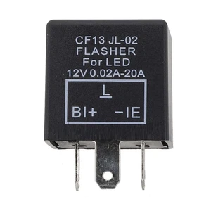 LED Flasher Relay 3 Pin for Fixing Hyper Flash Turn Signals in Vehicles - Picture 1 of 12