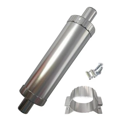 Parking Heater Muffler 24mm Stainless Steel Noise Reduction Exhaust 6pcs - Image 1 of 4