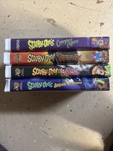 Scooby-Doo VHS Lot of 4 Original Mysteries Reluctant Werewolf Legend Vampire - Picture 1 of 9