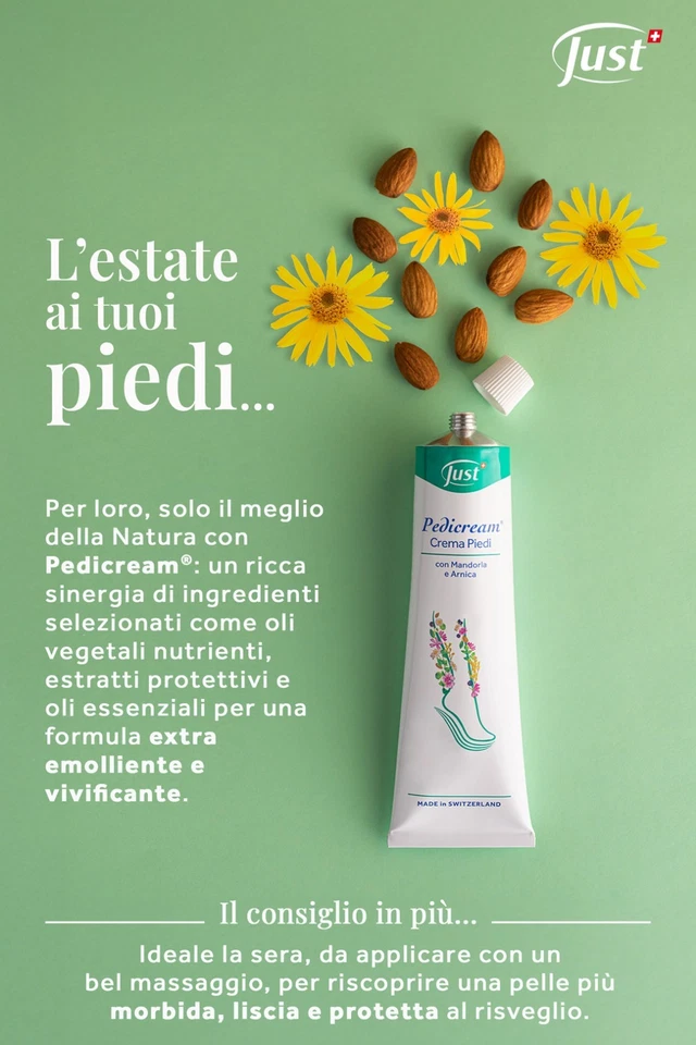 Crema Piedi Pedicream Just 100 ml - Immagine 1 di 1