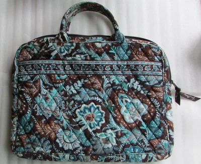 Vera Bradley Laptop Case w/ Handles in "Java Blue" Pattern - Image 1 of 4