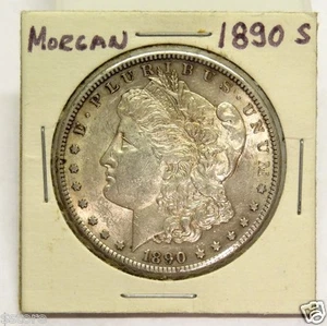 1890-S MORGAN SILVER DOLLAR BRILLIANT UNCIRCULATED - Picture 1 of 2