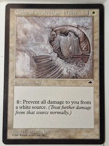 Circle of Protection: White - Tempest - Magic the Gathering MTG Schön! - Bild 1 von 3