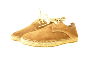 Alpargatas planas de hombre de yute -tipo blucher- con cordones - Imagen 1 de 6