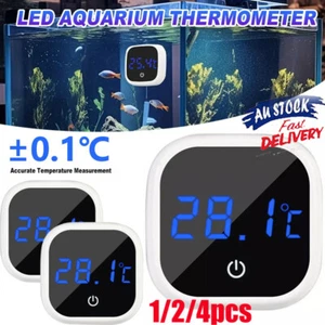 Aquarium Thermometer External Touch Screen Fish Tank Water Temperature Monitor - Picture 1 of 20