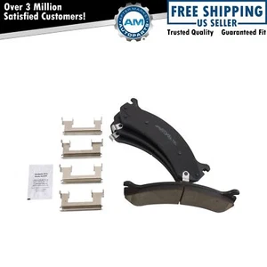 Front Premium Posi Ceramic Brake Pad Set Kit for Chevy GMC Cadillac New - Picture 1 of 6